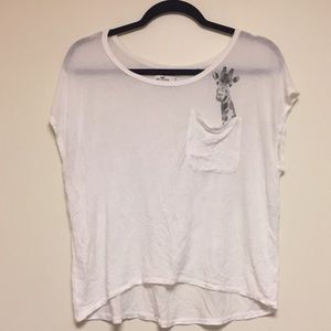 Loose fitting top with Giraffe